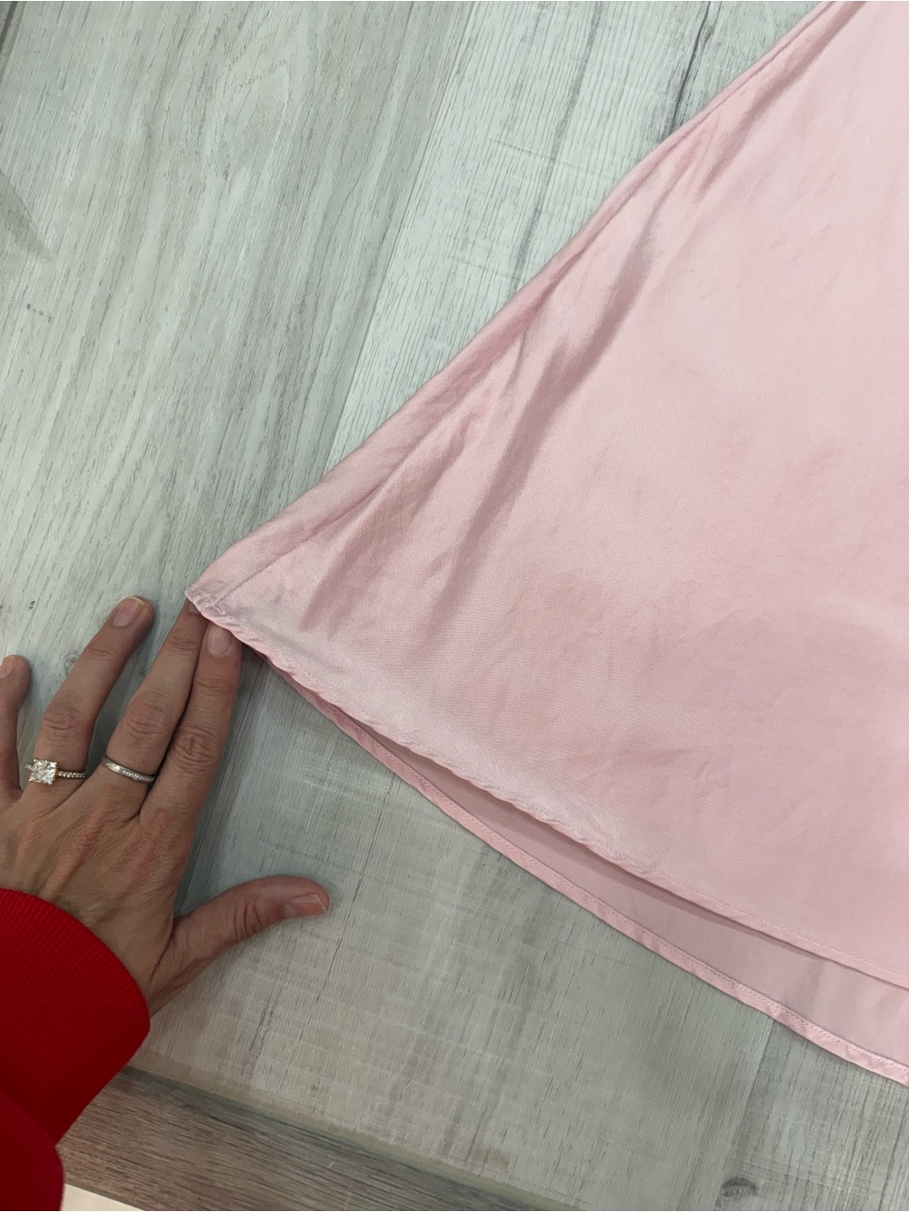 Victoria’s Secret 100% Silk Pink Slip Dress Open Back Chemise Size Small - Picture 2 of 7